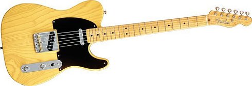 good old classic Telecaster in butterscotch blonde